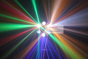 2gab/Daudz 70 W LED Disco 6 Acīs Efekts, Gaismas DJ Bumbu Lampas DMX512 Skaņas Aktivizēta Lāzera Projektoru Gaismas-Mūzikas Ziemassvētku Puse