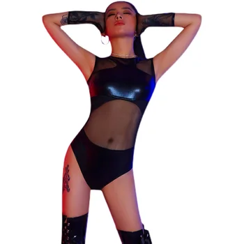 Sexy Bodysuit Naktsklubs, Bārs DJ Ds Dziedātāja Tērpi Sievietēm Gogo Deju Tērpi Džeza Sniegumu Pole Deju Apģērba Tērpiem DN7409