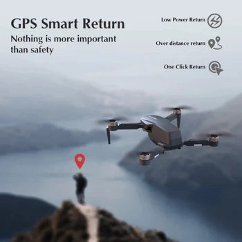 Jauns GPS Dūkoņa 2-Ass Gimbal HD Kamera 5G Wifi FPV Profesionālās 4K RC Quadcopter Āra Rotaļlietas Ar Auto Atgriezties Mājās 20Mins, kas Peld