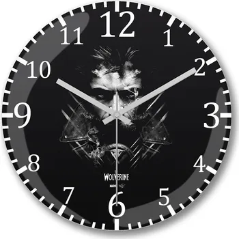 The Wolverine Brīnums Sienas pulkstenis Izliekts Cilp Stikla Sienas pulkstenis relogio de parede настенные часы horloge murale