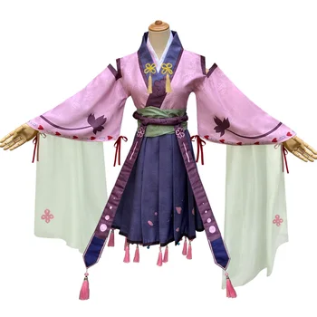 Demon Slayer Kanroji Mitsuri Cosplay Kostīms Rozā Kimono Formas tērpu sievietēm, Bezmaksas Piegāde