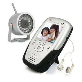 2.4 Ghz Bezvadu Āra Kameras Ūdens necaurlaidīgs IP66 LCD Displejs Bezvadu Baby Monitor