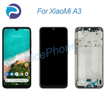 AMOLED par XiaoMi Mi A3 LCD Ekrāns + Touch Digitizer Displejs 1560*720 M1906F9SH, M1906F9SI Mi A3 LCD Ekrānu