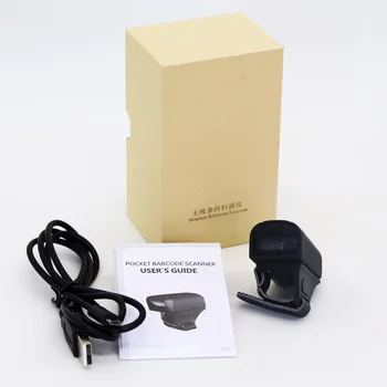 Svītrkodu Skeneris Gredzenu Bezvadu CMOS Mazo Valkājamas 1D 2D QR Bluetooth Gredzenu Svītrkodu Skeneri, Svītrkoda Lasītājs Gredzens