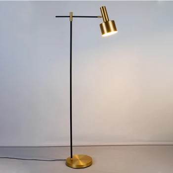 Mūsdienu Aptumšojami LED Grīdas Lampa Zelta Minimālisma Foajē Guļamistaba Biroja Vertikālo Pastāvīgo Gaismas Mājas Dekori Apgaismes Ķermeņi