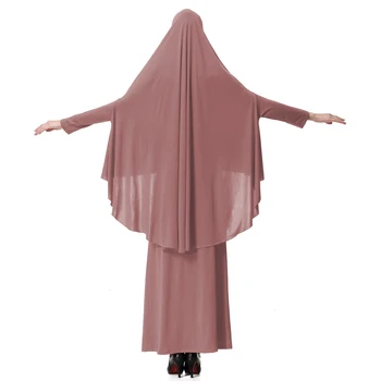 2 GAB Musulmaņu Sieviešu Lūgšanas Apģērba Burka Hijab Ramadāna Islāma Apģērba Arābu Jilbab Maxi Drēbes Abaya Pilnībā Segtu Kaftan Tuvajos Austrumos