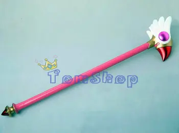 Anime Cardcaptor Sakura KINOMOTO SAKURA 80cm Putnu Formas Burvju Nūjiņu Stick Augstas Kvalitātes Cosplay Aksesuārus Ieroci Bezmaksas Piegāde