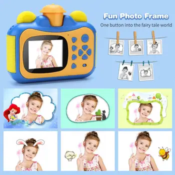 Bērniem Kamera Gaismjutīgas neeksponētas Kameras Bērniem 1080P HD Video Foto Kameras Rotaļlietas ar 32GB Karti