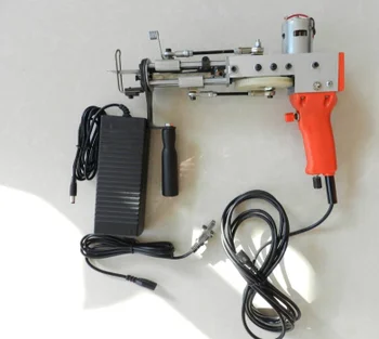 110V-220V Elektrisko paklāju saišķu izgatavošanai pistoli rokā ieroci Cilpa Pāļu samazināt pāļu Paklāju aušanas mašīnas flocking