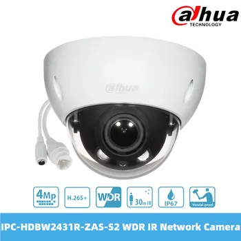 Dahua IPC-HDBW2431R-ZAS-S2 4MP Lite IS Vari-Focal Dome Network Camera PoE Barošanas 2.7 mm–13.5 mm Objektīvs IP67 IK10