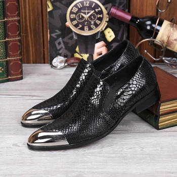 Līdz 2018. gada rudenī skrejceļa Vīriešu Biznesa Ikdienas Ādas Kurpes Vīriešiem Oxfords Klasisks Melnā Kleita Kāzu Kurpes Čūskas ādas tipa kurpes 46