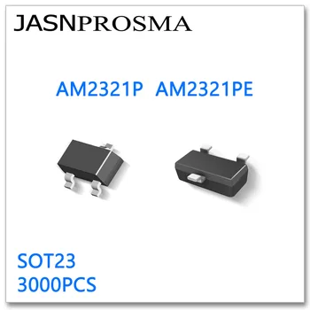 JASNPROSMA AM2321P AM2321PE SOT23 3000PCS P-Kanāls 20V Rds 70mR/79mR 90mR Augstas kvalitātes ražots Ķīnā, ESMU AM2321