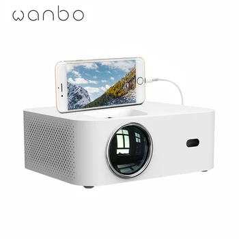 Wanbo X1 Pasaules Mini Projektoru Mini LED Portatīvo Projektoru 1280*720P Mājas Kinozāles Trapeces Korekcija Home Office Beamer