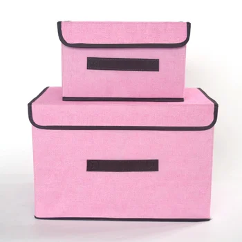 Modes vērpšanai kokvilnas veļas glabāšanas kaste divu gabals, kas locīšanas uzglabāšanas kaste divu gabals, kas apģērbu uzglabāšanas kaste