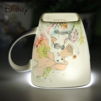 Disney Krūzes, Sirēna Princese Cute Karikatūra Keramikas Krūzes, Mājas Radošu Kaulu, Keramikas Krūzes, Heatproof Kafijas Krūzes