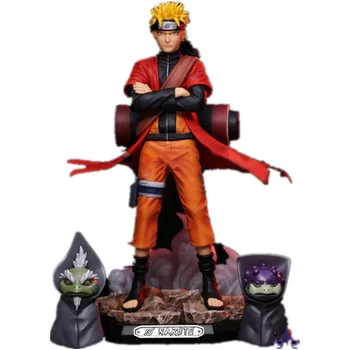 Japāņu Anime Naruto GK Uzumaki Naruto Pasaku Režīmā Krupis Statuja Ninja Attēls Birojam Auto, Mājas Apdare, Apdares Svētku Dāvanu