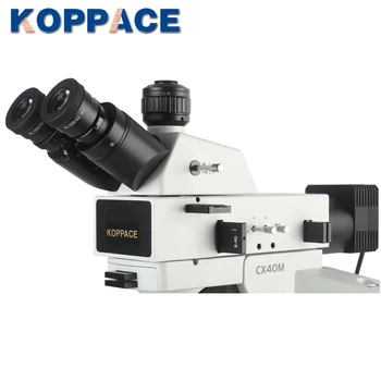 KOPPACE 50X-500 X Trinokulara Metalurģijas Mikroskops uz augšu un uz Leju 5WLED apgaismojums System100V-240V precīzās Regulēšanas Accuracy0.002mm