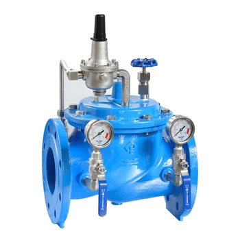 200HCV PN50 aikon rūpniecības spiediena samazināšanas vārstu hidrauliskie regulēšanas vārsti ūdens pārvades līniju