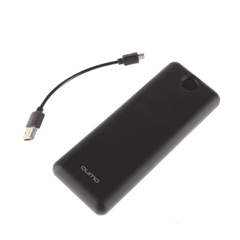 Ārējo akumulatoru QUMo PowerAid, 15600 mAh, 2 USB, USB / C Tipa, Melns 4309228 Power Bank Mobilo Telefonu Aksesuāri Telefoni, Telekomunikācijas