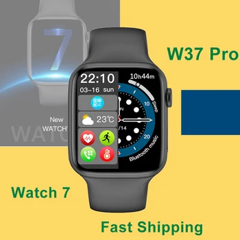 W37 PRO Smart Skatīties Vīrieši Ir 2021. Bluetooth Zvanu Pielāgošanas Skalu Pasūtījuma Skatīties Sejas Sievietes Smartwatch PK DT100 HW22 HW16 W66 SVB 13 Pro