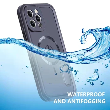 20 DHL MagSafe Lietā par iPhone 13 12 PRO MAX IP68 Mini Ūdensizturīgs Niršanas Statīvs Segtu iPhone13 Triecienizturīgs Aizsargātu Gadījumos Shell