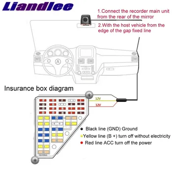 Liandlee Audi R8 2007~2016 Auto Ceļu Ierakstīt WiFi DVR Dash Kameras Vadītāja Video Ieraksti