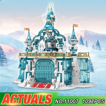 PELĒJUMA KARALIS 11007 KM Ledus Pils, Moduļu Celtniecības Bloki, Ķieģeļi Izglītības Puzzle Rotaļlietas Ziemassvētku Dāvana Bērnam
