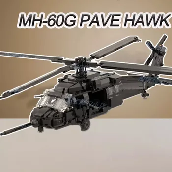 KM Militāro Helikopteri, Lidmašīnas MH-60G Modernas Ieroču Celtniecības Bloki MUMS Ķieģeļi Piederumi Īpašo Spēku Karavīri daļas, Rotaļlietas