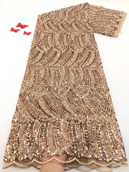 Modes vizuļi dizaina mežģīnes augstas kvalitātes embroideried marli mežģīņu audums kāzu kleitu DIY franču tilla mežģīnes audumu