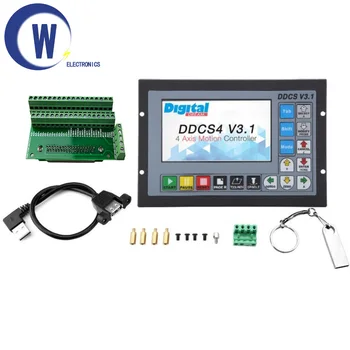 Īpašas Modernizētas DDCSV3.1 3/4 Ass 500Khz G-Kods Offline Kontrolieris Aizstāt Mach3 USB CNC Kontrolieris CNC Frēzēšanas un Urbšanas