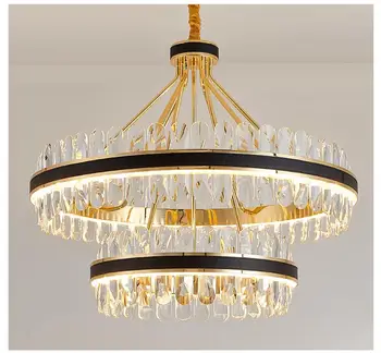 Mūsdienu Dekoratīvo Luksusa Dzīvojamās Istabas Kristāla Kulons Lampas LED D50cm Ziemeļvalstu Radošo Restorāns Lustra Guļamistabā Karājas lampas