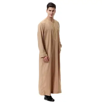 Cilvēks Abaya Musulmaņu Kleita Pakistānas Islāma Apģērba Abayas Drēbes, Saūda Arābija Kleding Mannen Kaftan Omāna Qamis Musulman De Režīmā Homme