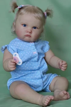24 collu Reāli Meitene ŠARLOTE Atdzimis Toddler Princese lelle Augstas Kvalitātes detaļu krāsošana Vairākiem slāņiem, ar Redzamām Vēnām