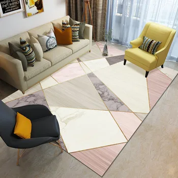 Dzīvojamā Istaba Guļamistaba Paklāju Eiropas Ģeometriskā Minimālisma Kafijas Galda, Dīvāna Spilveni Apdares Produktiem, Izsmalcinātu Grīdas Paklāji